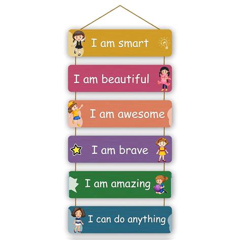 Parkota House Kids Room Wooden Wall Hanging Wall Decoration For Bedroom ...