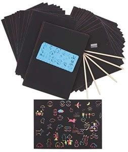 Genrc Bullet Journal Scratch Scraping Book Art Magic Painting Paper Kid ...