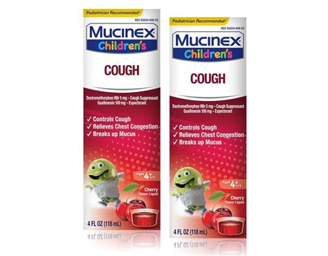 2-Pack Children's Mucinex Cough Suppressant, Cherry, Kosovo | Ubuy