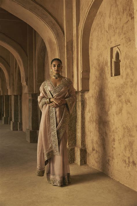 Lilac Organza Saree – arbyrheakapoor