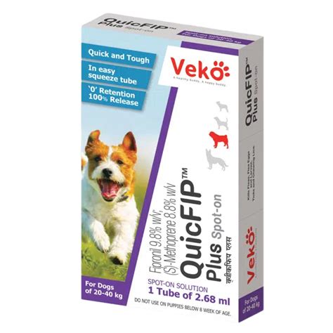 Veko QuicFIP Plus (Fipronil) Spot On for Dogs | Supertails