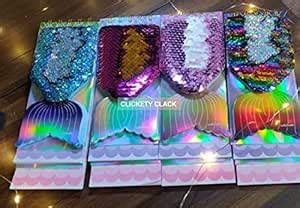 CLICKETY CLACK Mermaid Sequence Tail Diary with 3 Layer Spiral Colorful ...