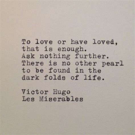 Les Miserables Quote Typed on Typewriter Onto Cardstck - Etsy UK | Les ...