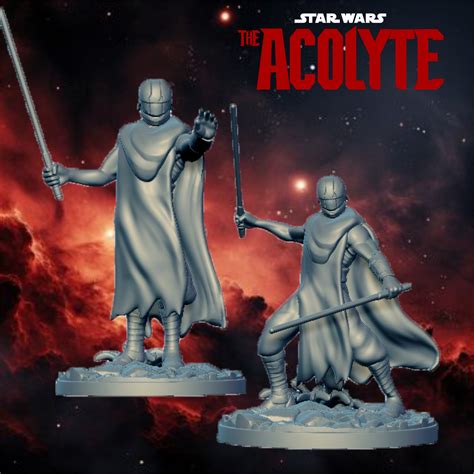 ⭐ The Stranger - Star Wars - The Acolyte・ STL File for 3D printing・Cults