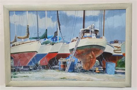 Lot - Roger Bansemer Sailboat Yard