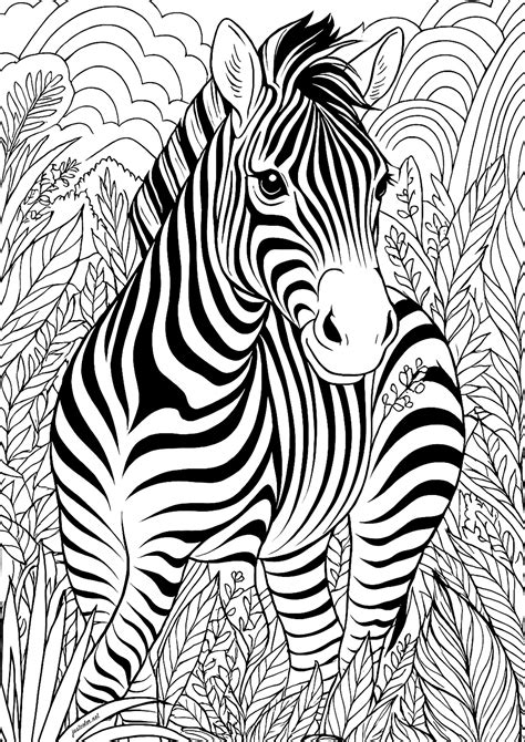 Printable Zebra Coloring Pages [2025]