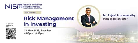 Risk Management in Investing - National Institute of Securities Markets ...