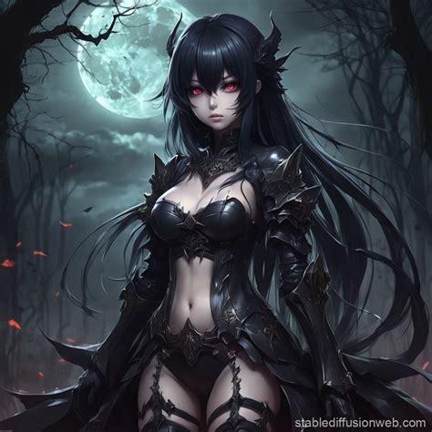 Dark Fantasy Anime Art | Stable Diffusion Online