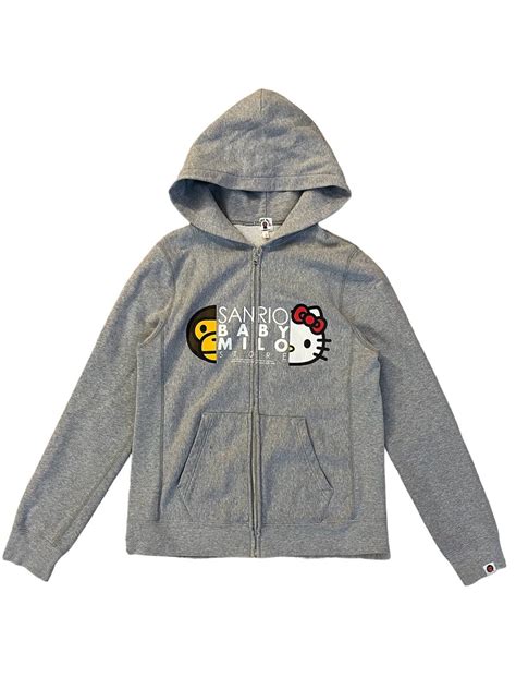 Bape Baby Milo x Sanrio Hello Kitty Zip-Up Hoodie | Grailed