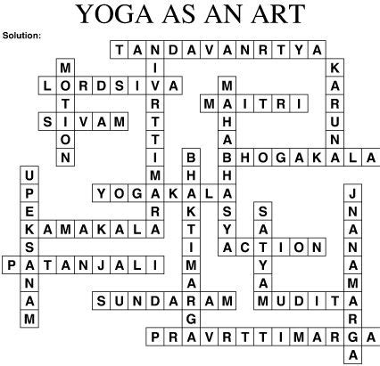 crossword yoga...art | Yoga poses, Yoga, Yoga art
