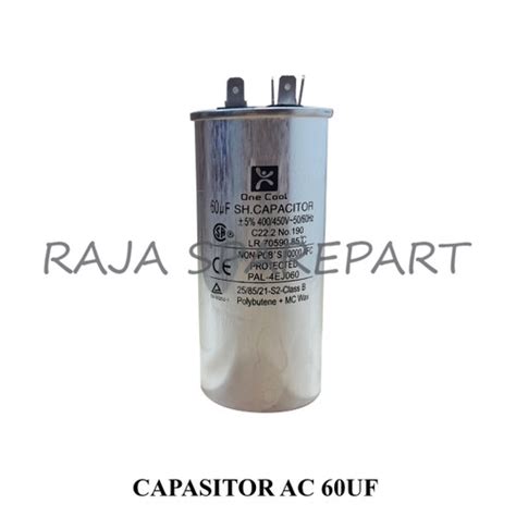 Jual Capasitor Running AC Single 60uf (HANYA PENGIRIMAN PULAU JAWA ...