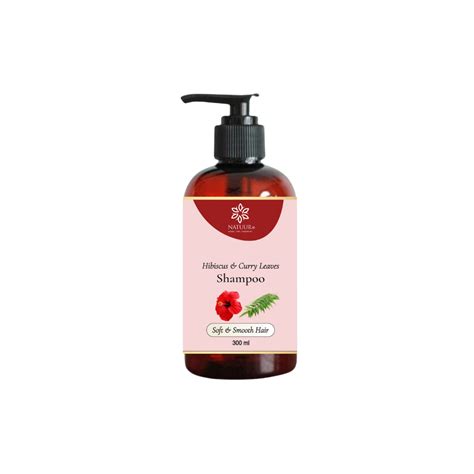 Organic Hibiscus Shampoo with Aloe & Curry Leaves | Natuur – Natuur.in