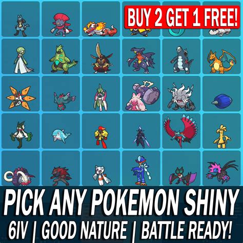 Buy Pokemon Scarlet and Violet SHINY Pokemon 6IV Battle Ready Online at ...