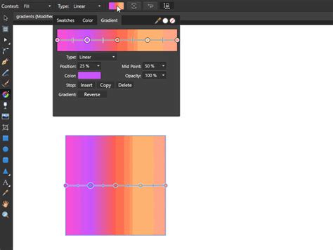 Image result for Affinity Designer Color Gradient