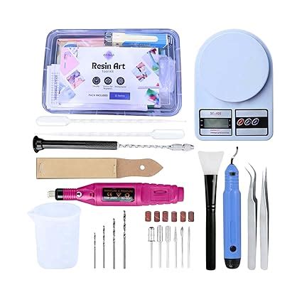 R H LIFESTYLE 12 Pcs Epoxy Resin Art Tool Kit with Measuring Cup ...