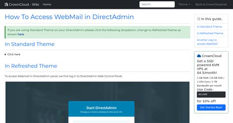 Image result for DirectAdmin Webmail