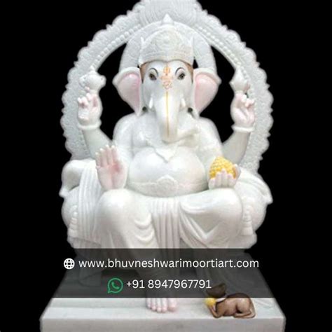Marble Ganesha Statues | Custom Marble Ganesh Murti Manufacturer ...
