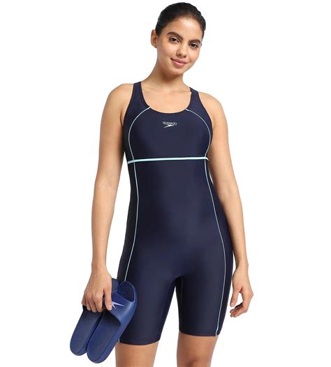 Buy Speedo Classic Reacerback Legsuit Truenavy-Marine-Blue Swimwear ...