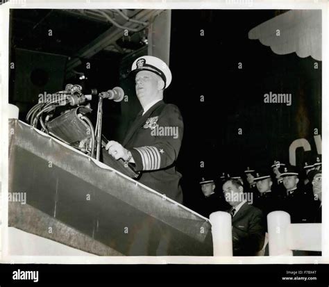 1962 - USS Independence CVA 62: Admiral Arleigh A. Burke, Chief of ...