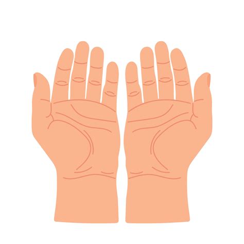 Open hands looking up for praying or asking. Palm hands up. Gesture ...