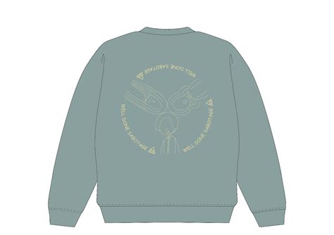 バックプリントスウェット | WELL DONE SABOTAGE ONLINE STORE