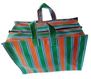 Buy Riki Grocery Shopping Bags with Reinforced Handles - Set of 20 ...
