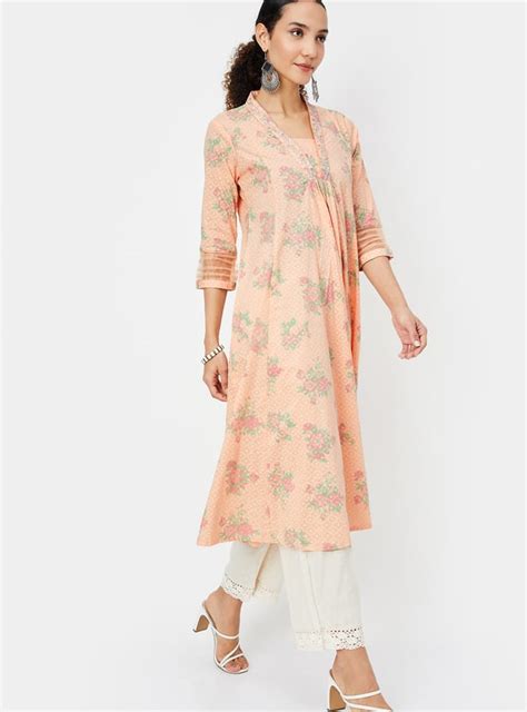 Buy Women Floral Printed A-line Kurta Online at just Rs. 999.0 ...