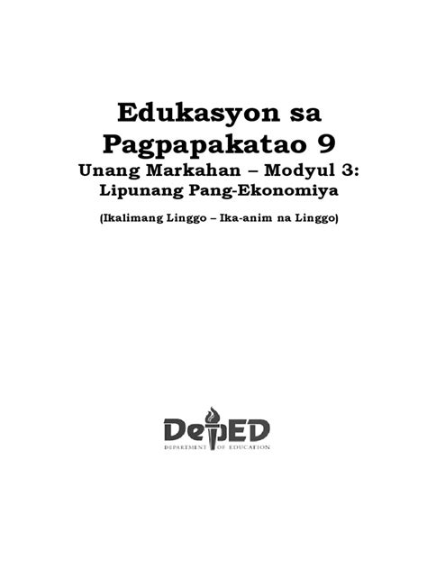 Image result for ESP 9 Module 1st Quarter Pivot