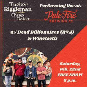 Tucker Riggleman & The Cheap Dates, Dead Billionaires, Wineteeth at ...