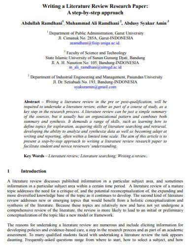 Sample Review Paper Introduction 的图像结果