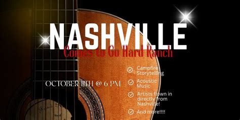 Nashville Comes to Go Hard Ranch, 10109 TWP 544, Wildwood, AB, Canada ...