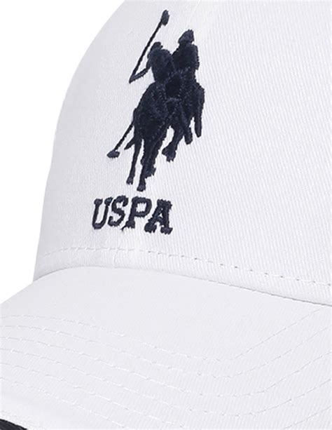 Men White Cotton Solid Lugo Cap – U.S. Polo Assn. India