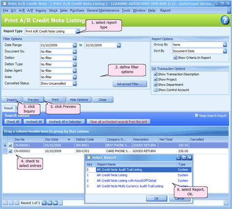 Image result for AutoCount Credit Note