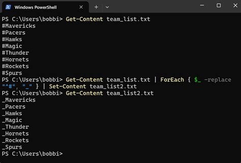 PowerShell Replace String 的图像结果