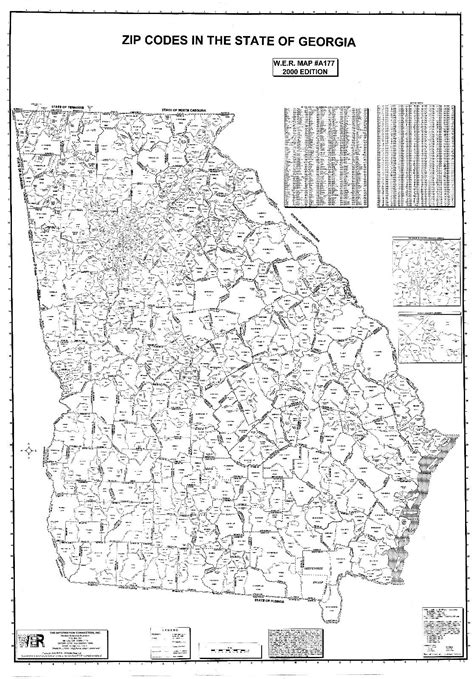 Image result for Georgia Zip Code Map