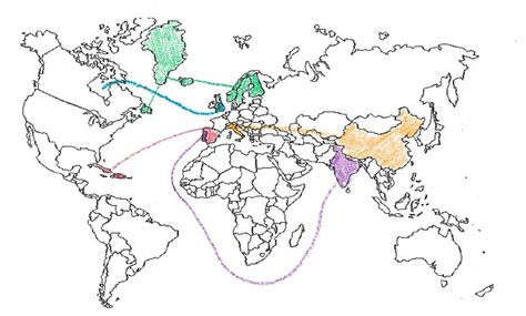 Image result for Early Explorers Map