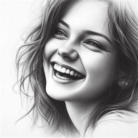 Graphite Pencil Portrait, Beautiful Girl Sketching | Human face sketch, Pencil drawings of girls ... - Sketching Human Face
