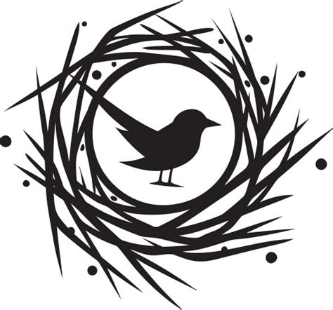 Bird Nest Drawing Vector Images (over 8,200)