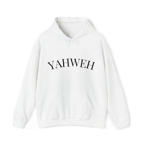 YAHWEH Men's Christian Hooded Sweatshirt - Etsy