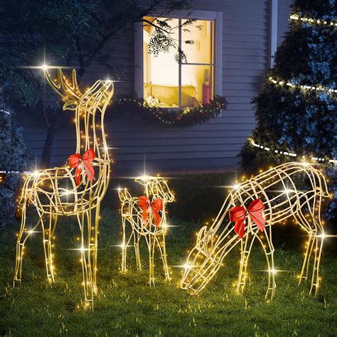 Amazon.com: 2024 Upgraded Large Christmas Decorations Outdoor Yard, Set ...