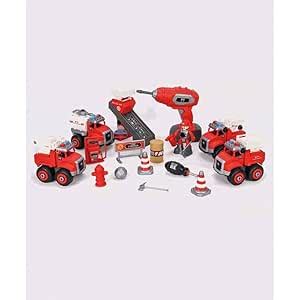 NVF DIY 4 in 1 Vehicle Construction Set- Pretend Play Toy - Trucks Play ...