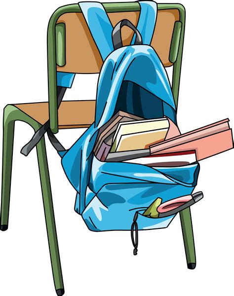 Hang Up Backpacks Clip Art