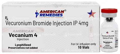 Vecanium 4 Mg Injection 2 Ml - Uses, Side Effects, Dosage, Price | Truemeds