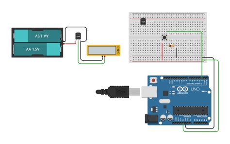 Circuit design Push Button Counter - Tinkercad