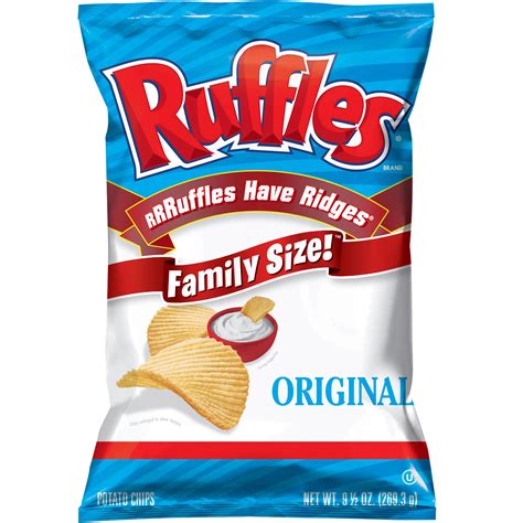 Ruffles Original Potato Chips Family Size - Shop Chips at H-E-B