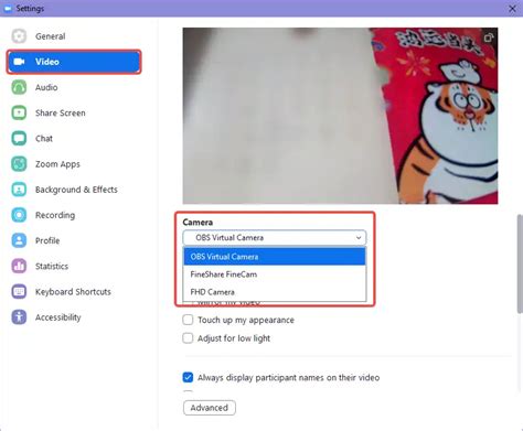 Virtual Camera Zoom 的图像结果