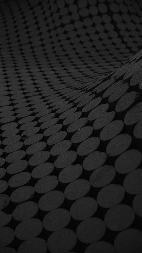 Download wallpaper 2160x3840 circles, surface, black, wavy samsung ...