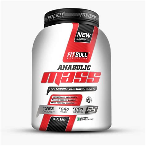 fitbull nutrition anabolic mass pro muscle bulding gainer : Amazon.in ...