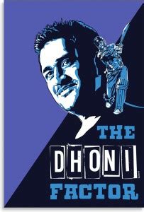 M.S Dhoni Batting Poster - The Dhoni Factor Home Decor Design Awesome ...