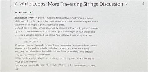 Using While Loop for Traversing a String 的图像结果